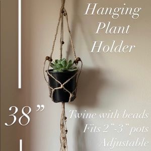 Macrame plant holder
